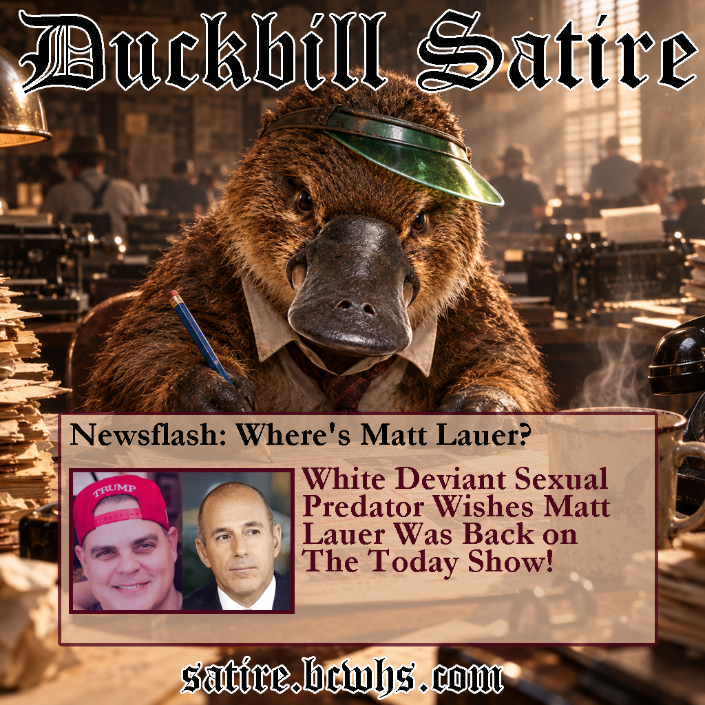 Where's Matt Lauer?